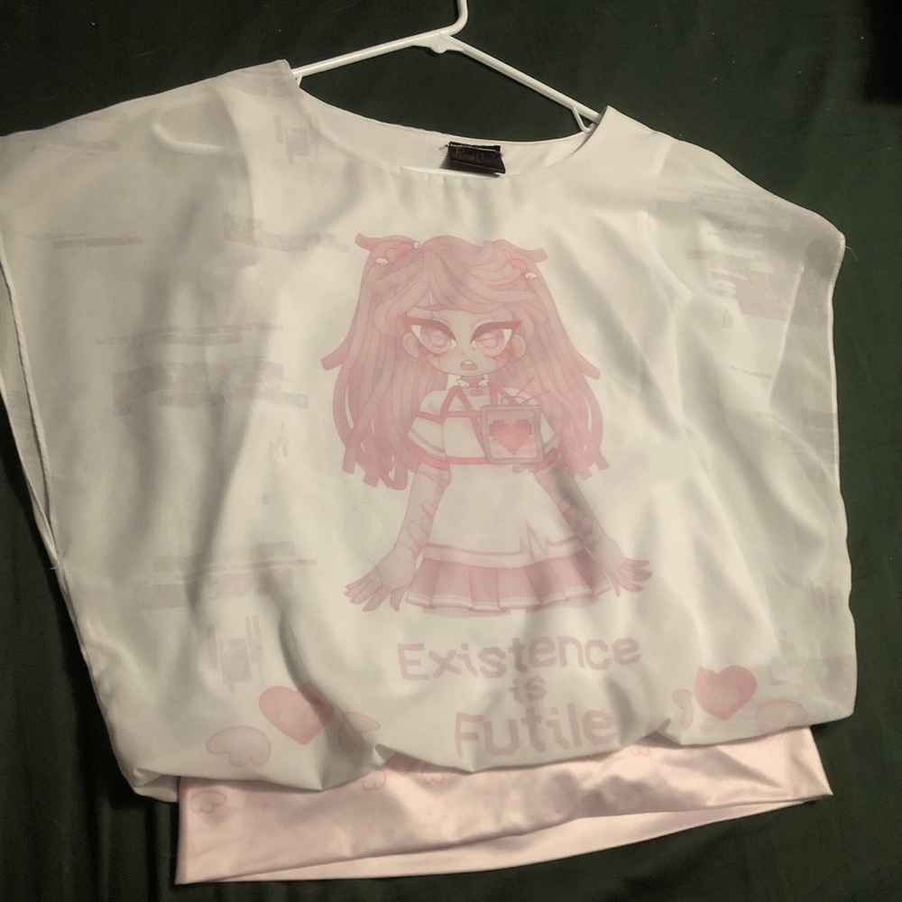 Pastel menhera butterfly shirt